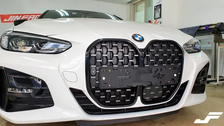 BMW G22 4시리즈쿠페 그릴+사이드미러랩핑[#화성랩핑#동탄랩핑#수원랩핑#진팩토리#4시리즈#G224시리즈#BMW4시리즈] / 화성 남여울