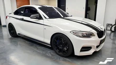 BMW 2시리즈 포인트데칼[#화성랩핑#오산랩핑#동탄랩핑#진팩토리#BMW데칼#M퍼포먼스데칼#BMW튜닝#2시리즈#포인트랩핑] / 화성 남여울
