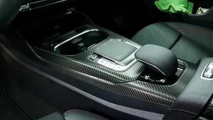 벤츠 CLA45S AMG 실내 센터페시아 카본랩핑[화성랩핑.오산랩핑.동탄랩핑.수원랩핑.진팩토리.벤츠CLA45SAMG.CLA45S랩핑.실내카본랩핑] / 화성 남여울