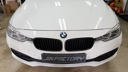 BMW F30 3시리즈 실내카본랩핑+그릴크롬랩핑[#화성랩핑#동탄랩핑#진팩토리#BMW실내랩핑#BMW그릴랩핑#BMW 실내카본#BMW그릴#F30그릴랩핑] / 화성 동탄