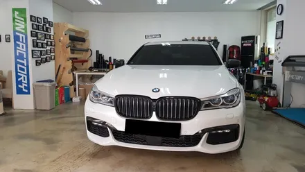 BMW G11 7시리즈 실내 카본 랩핑[수원랩핑+동탄랩핑+진팩토리+BMW7시리즈+G11실내랩핑+BMW실내랩핑+실내카본랩핑] / 화성 동탄