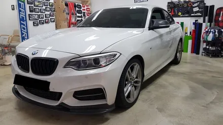 BMW 220D 루프스킨 +사이드데칼[수원랩핑+동탄랩핑+진팩토리+BMW2시리즈+220D루프스킨+BMW루프스킨+M퍼포먼스스타일데칼] / 화성 동탄