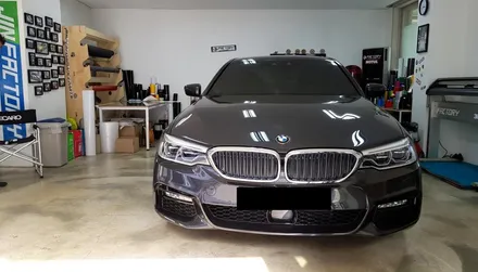 BMW G30 5시리즈 실내카본랩핑[수원랩핑+동탄랩핑+진팩토리+BMW5시리즈실내랩핑+BMW실내랩핑+G30실내랩핑+실내카본랩핑] / 화성 동탄