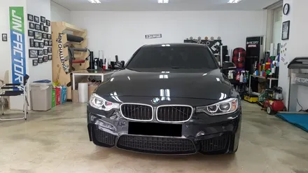 BMW F30 320D 실내카본랩핑+그릴랩핑[수원랩핑+동탄랩핑+화성랩핑+진팩토리+BMW 실내랩핑+F30실내랩핑+BMW그릴랩핑+3시리즈실내랩핑] / 화성 동탄