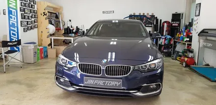 BMW F32 4시리즈그란쿠페 크롬몰딩랩핑[#수원랩핑#동탄랩핑#진팩토리#화성랩핑#BMW크롬몰딩#크롬몰딩랩핑#4시리즈크롬랩핑] / 화성 동탄