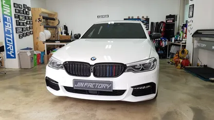 BMW G30 5시리즈 실내랩핑[#화성랩핑#동탄랩핑#수원랩핑#진팩토리#BMW실내랩핑#G30실내랩핑#5시리즈실내랩핑] / 화성 동탄