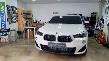 BMW X2 그릴포인트랩핑[#화성랩핑#동탄랩핑#수원랩핑#진팩토리#BMW그릴랩핑#BMWX2#BMWX2그릴랩핑] / 화성 동탄