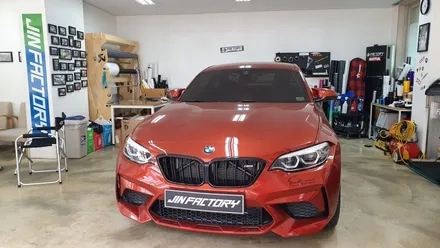 BMW F87 M2 컴페티션 포인트랩핑시공[#화성랩핑#동탄랩핑#수원랩핑#진팩토리#BMWM2#M2컴페티션#F87M2#포인트랩핑] / 화성 동탄