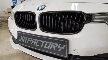BMW F30 3시리즈 실내카본랩핑+그릴크롬랩핑[#화성랩핑#동탄랩핑#진팩토리#BMW실내랩핑#BMW그릴랩핑#BMW 실내카본#BMW그릴#F30그릴랩핑] / 화성 동탄