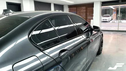 BMW F10 5시리즈 유리몰딩 랩핑+필러PPF[#화성랩핑#오산랩핑#동탄랩핑#수원랩핑#진팩토리#BMW크롬죽이기#BMW유리몰딩랩핑#BMWPPF#생활보호PPF] / 화성 남여울