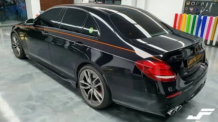벤츠 E53AMG 크롬딜리트랩핑+커스텀라인데칼[#화성랩핑#오산랩핑#동탄랩핑#수원랩핑#진팩토리#E클래스크롬죽이기#E클래스포인트랩핑] / 화성 남여울