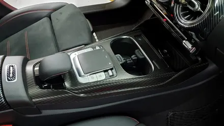 벤츠 CLA45S AMG 실내 센터페시아 카본랩핑[화성랩핑.오산랩핑.동탄랩핑.수원랩핑.진팩토리.벤츠CLA45SAMG.CLA45S랩핑.실내카본랩핑] / 화성 남여울