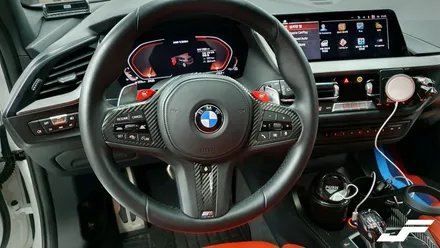 BMW 135i 크롬딜리트+실내카본랩핑[#화성랩핑#오산랩핑#동탄랩핑#진팩토리#BMW1시리즈#1시리즈랩핑#BMW크롬딜리트#BMW실내랩핑#실내카본랩핑] / 화성 남여울