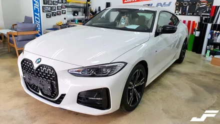 BMW G22 4시리즈쿠페 그릴+사이드미러랩핑[#화성랩핑#동탄랩핑#수원랩핑#진팩토리#4시리즈#G224시리즈#BMW4시리즈] / 화성 남여울