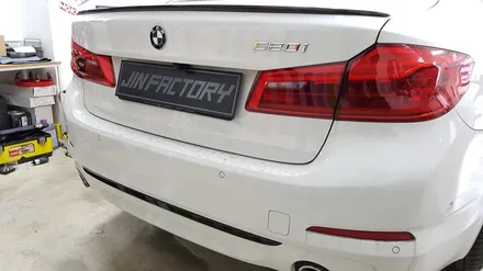 BMW G30 5시리즈 크롬몰딩랩핑[#화성랩핑#동탄랩핑#수원랩핑#진팩토리#BMW랩핑#크롬몰딩랩핑#크롬죽이기#BMW사이드데칼#BMW그릴랩핑] / 화성 동탄