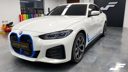 BMW i4 포인트랩핑[#화성랩핑#오산랩핑#동탄랩핑#수원랩핑#진팩토리#BMWI4#BMW랩핑#전기차#포인트랩핑] / 화성 남여울