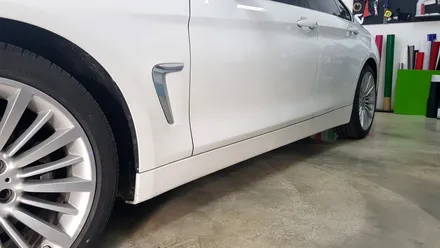 BMW 420D그란쿠페 루프스킨+사이드데칼+포인트랩핑[수원랩핑+동탄랩핑+진팩토리+420D루프스킨+M퍼포먼스데칼+BMW포인트랩핑] / 화성 동탄