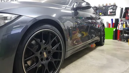 BMW F32 4시리즈 M퍼포먼스스타일 사이드데칼[수원랩핑+동탄랩핑+진팩토리+BMW사이드데칼+BMW4시리즈+M퍼포먼스데칼] / 화성 동탄