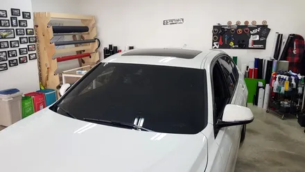 BMW F30 3시리즈 루프스킨+사이드미러랩핑+M퍼포먼스데칼[수원랩핑+동탄랩핑+진팩토리+BMWF30+3시리즈루프스킨+사이드미러랩핑+M퍼포먼스데칼] / 화성 동탄