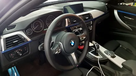 BMW 3시리즈 실내 매트릭스필름 랩핑[수원랩핑+동탄랩핑+진팩토리+실내랩핑+F30실내랩핑+BMW실내랩핑+3M매트릭스필름+BMW헥사곤] / 화성 동탄