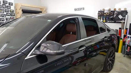 BMW F10 5시리즈 크롬몰딩랩핑+사이드미러랩핑[수원랩핑+동탄랩핑+진팩토리+BMW크롬몰딩+BMW사이드미러랩핑+F10사이드미러랩핑+5시리즈크롬죽이기] / 화성 동탄
