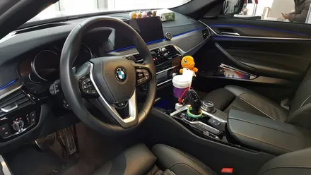 BMW G30 5시리즈 실내랩핑[#화성랩핑#동탄랩핑#수원랩핑#진팩토리#G30실내랩핑#BMW실내랩핑#5시리즈실내랩핑#매트릭스블랙] / 화성 동탄