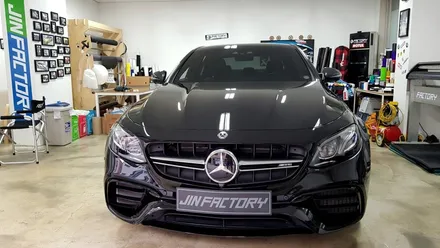 벤츠E63AMG 크롬몰딩랩핑[#화성랩핑#동탄랩핑#수원랩핑#진팩토리#벤츠크롬죽이기#E클래스크롬랩핑#E63AMG랩핑#E63AMG] / 화성 동탄