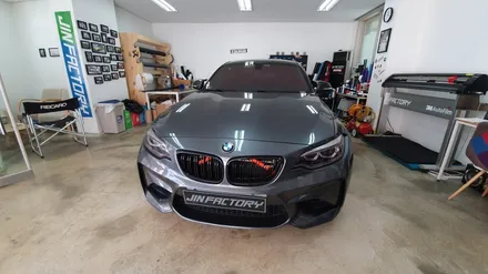 BMW F82 M2 커스텀에어로파츠 장착 [#화성랩핑#동탄랩핑#수원랩핑#진팩토리#BMW에어로파츠#BMWM2#F87M2#M2바디킷] / 화성 동탄