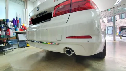 BMW G30 530i 디퓨저랩핑+사이드데칼[#화성랩핑#동탄랩핑#수원랩핑#진팩토리#BMW사이드데칼#BMW포인트랩핑#G30디퓨저랩핑] / 화성 동탄