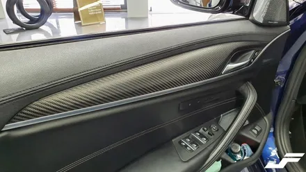 BMW G30 5시리즈 핸들트림 랩핑[#화성랩핑#동탄랩핑#수원랩핑#진팩토리#BMW실내랩핑#BMW카본#G30실내랩핑] / 화성 남여울