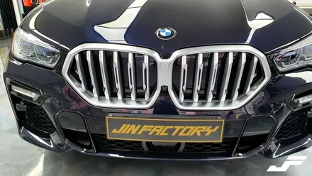 BMW X5 크롬몰딩 랩핑[화성랩핑#오산랩핑#동탄랩핑#진팩토리#BMWX6#X6크롬죽이기#유리몰딩랩핑#크롬랩핑] / 화성 남여울