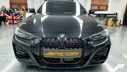 BMW G22 4시리즈 그릴랩핑+디퓨져랩핑[#화성랩핑#오산랩핑#동탄랩핑#진팩토리#BMWG22#신형4시리즈#BMW그릴랩핑#포인트랩핑] / 화성 남여울