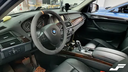 BMW E70 X5 실내 우드트림 랩핑 [#화성랩핑#오산랩핑#동탄랩핑#진팩토리#BMW실내랩핑#X5실내랩핑#우드트림랩핑] / 화성 남여울