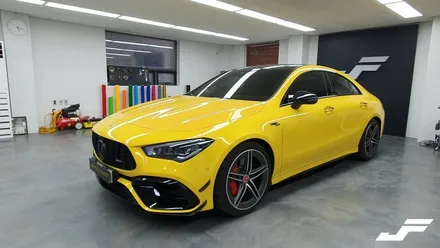 벤츠 CLA45S AMG 사이드데칼 [#화성랩핑#오산랩핑#동탄랩핑#진팩토리#벤츠랩핑#벤츠사이드데칼#AMG데칼#CLA45SAMG] / 화성 동탄