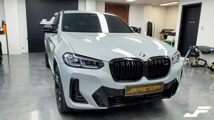 BMW X4 M팩 그릴랩핑[#화성랩핑#오산랩핑#동탄랩핑#진팩토리#BMWX4#X4그릴랩핑#X4실내랩핑] / 화성 남여울