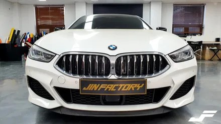 BMW 8시리즈  크롬몰딩랩핑[#화성랩핑#동탄랩핑#수원랩핑#진팩토리#BMW8시리즈#BMW크롬죽이기] / 화성 남여울