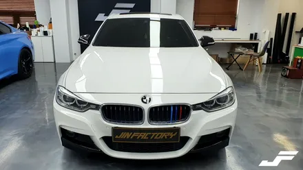 BMW F30 3시리즈 실내랩핑+사이드미러+스플리터랩핑[#화성랩핑#오산랩핑#동탄랩핑#진팩토리#BMWF30#F30랩핑#포인트랩핑#BMW실내랩핑] / 화성 남여울