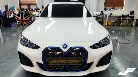 BMW i4 포인트랩핑[#화성랩핑#오산랩핑#동탄랩핑#수원랩핑#진팩토리#BMWI4#BMW랩핑#전기차#포인트랩핑] / 화성 남여울