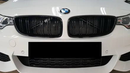 BMW 420D그란쿠페 루프스킨+그릴보강바랩핑[수원랩핑+동탄랩핑+진팩토리+BMW4시리즈+F32루프스킨+BMW루프스킨+320D루프스킨] / 화성 동탄