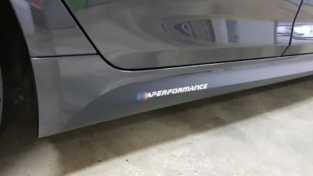 BMW G30 사이드데칼+포인트랩핑[수원랩핑+동탄랩핑+진팩토리+g30사이드데칼+bmw사이드데칼+엠블럼스티커+bmw엠블럼+bmw퍼포먼스데칼] / 화성 동탄
