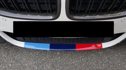 BMW F10 550i 3색포인트데칼 [#수원랩핑#동탄랩핑#화성랩핑#진팩토리#BMW3색데칼#BMW포인트데칼#F10포인트랩핑] / 화성 동탄