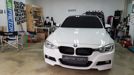 BMW F30 3시리즈 그릴랩핑[#수원랩핑#동탄랩핑#진팩토리#F30그릴랩핑#BMW그릴랩핑#3시리즈그릴랩핑] / 화성 동탄