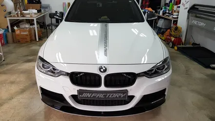 BMW F30 3시리즈 실내 스웨이드랩핑+포인트도색[#화성랩핑#동탄랩핑#수원랩핑#진팩토리#F30실내랩핑#실내랩핑#포인트랩핑#BMW실내랩핑#뿌리는랩핑] / 화성 동탄