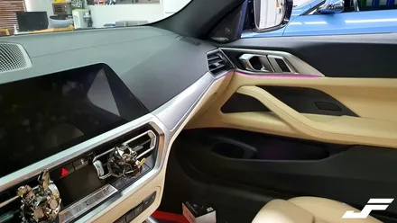 BMW G22 4시리즈 실내 카본랩핑[#화성랩핑#오산랩핑#동탄랩핑#수원랩핑#진팩토리#실내랩핑#BMW4시리즈#G224시리즈#G바디실내랩핑] / 화성 남여울