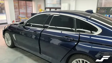 BMW 4시리즈 고광택블랙 크롬딜리트[#화성랩핑#동탄랩핑#수원랩핑#진팩토리#고광택필름#하이그로시필름#크롬딜리트#BMW크롬딜리트#동탄크롬딜리트] / 화성 남여울