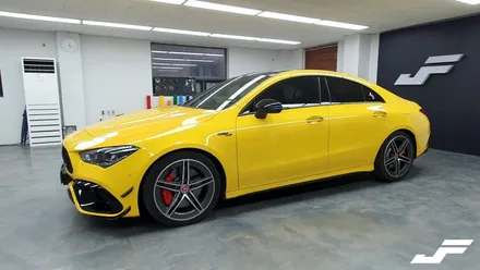 벤츠 CLA45S AMG 사이드데칼 [#화성랩핑#오산랩핑#동탄랩핑#수원랩핑#진팩토리#벤츠데칼#벤츠랩핑#동탄벤츠랩핑#벤츠사이드데칼#CLA45AMG데칼#CLA45AMG사이드데칼] / 화성 동탄