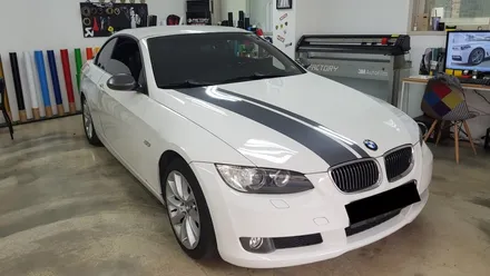BMW 328i 컨버터블 본넷 포인트데칼[수원랩핑+동탄랩핑+진팩토리+bmw328i컨버터블+BMW포인트데칼+본넷데칼] / 화성 동탄