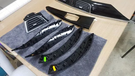 BMW F30 3시리즈 실내 카본랩핑 [수원랩핑+동탄랩핑+진팩토리+BMW실내랩핑+F30실내랩핑+3시리즈실내랩핑+320D실내랩핑] / 화성 동탄