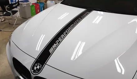 BMW F30 330i 루프스킨+본넷포인트데칼[수원랩핑+동탄랩핑+진팩토리+BMW루프스킨+F30루프스킨+F30데칼+본넷데칼+BMW포인트데칼] / 화성 동탄