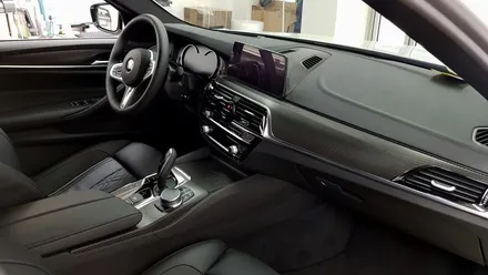 BMW G30 5시리즈 실내카본랩핑[수원랩핑+동탄랩핑+진팩토리+화성랩핑+BMW실내랩핑+G30실내랩핑+G30카본랩핑+실내카본랩핑] / 화성 동탄
